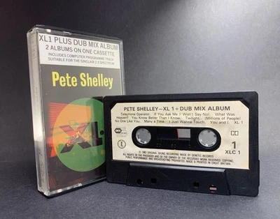 Pete Shelley XL1 Cassette **UK 1ST ISSUE 1983 +ZX SPECTRUM CODE** FACTORY SAMPLE - Image 1 of 4