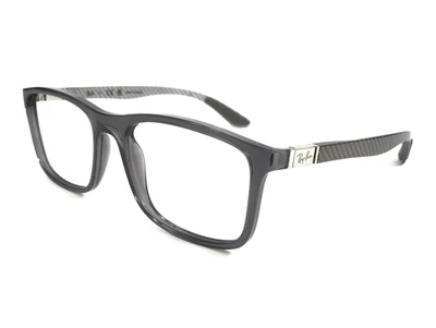 Monturas de gafas Ray-Ban RB8908 8061 gris brillante transparente fibra de carbono 55-18-145 Foto 1 de 4