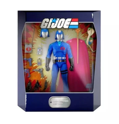 G I Joe Ultimates Cobra Commander Super7 action figure  - Image 1 of 4