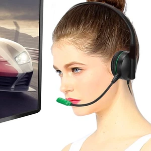 Unilateral Headset Head Mounted Gaming Headphone For Green FY - Zdjęcie 1 z 14
