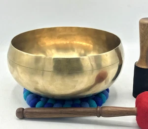 Tazón de terapia de masaje de 9,5 pulgadas - Tazón de sonido Hess relajante profundo vibración suave - Imagen 1 de 16