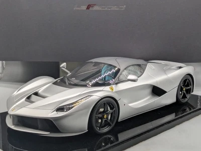 Modellautos 1:12 BBR Ferrari LaFerrari 2013 Matt Silver Limitiert 01/05 pcs. OVP - Bild 1 von 4