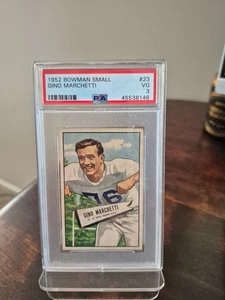 Bowman 1952 (pequeño) Gino Marchetti PSA grado 3 - Imagen 1 de 2
