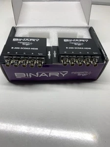 BINARY B-200-5COAX-HDIR, HDMI Ext./COAX/HDTV, 5 COAX, MINT Cond., Open Box - Picture 1 of 4