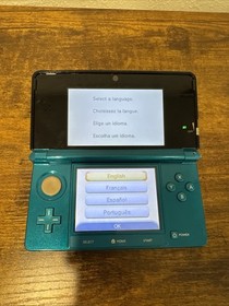 Nintendo 3DS Handheld Video Game Console - Aqua Blue CTR-001 (USA) B6