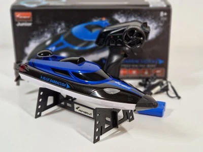 Amewi 26093 Blue Barracuda V3 Rc Mini Speedboat 25KM/H Rc Boot Einsteiger Blau - Bild 1 von 4