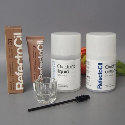 Kit de tinte profesional para pestañas y cejas Refectocil en MARRÓN CLARO - Elige - Foto 1 de 4