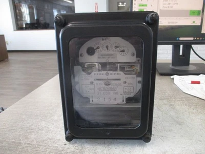GE Watthour Meter 706X69G21 120V 3Ph 60Hz Used - Image 1 of 4