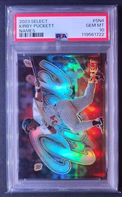 2023 Panini Select - Select Names Kirby Puckett #SN4 - Image 1 of 3