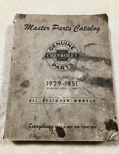 1929-1950 Chevrolet Master Parts Catalog Accessory GM Book Cars Trucks - Picture 1 of 6