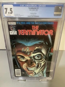 Terminator #1 - Now Comics - CGC 7.5 - Fred Schiller story - Picture 1 of 4