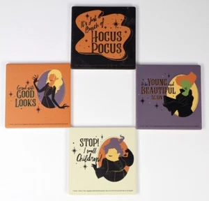 HOCUS POCUS Sammlerstück Keramik Getränk Untersetzer | Sanderson Schwestern | Halloween - Bild 1 von 2