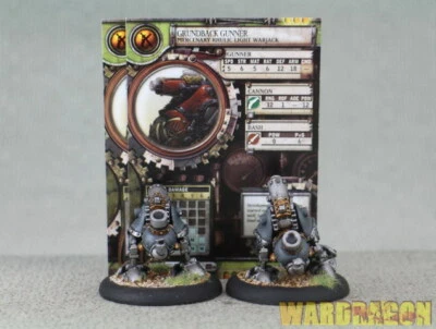 40 mm Warmachine WDS pintado Mercenarios Grundback Gunner rr93 Foto 1 de 4