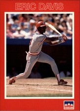 1990 Starline Long John Silver Baseball Card #38 Eric Davis
