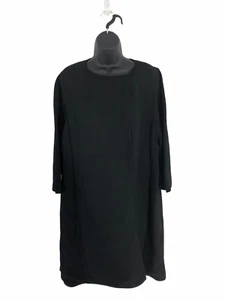 Women's Eileen Fisher Black Silk Blend Long Magnet Cardigan Sweater 44" Chest - Picture 1 of 10