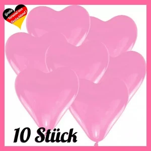HERZ LUFTBALLONS ROSA ⭐️ Valentinstag Herzballons Party Ballons Hochzeit Deko - Bild 1 von 8