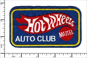 18 piezas parches bordados de hierro Auto Club Hot Wheels 108x63 mm AP063hWc - Imagen 1 de 2