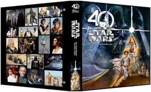 STAR WARS 40th Anniversary Custom 3-Ring Binder Trading Card Album - Picture 1 of 5