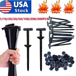 Nylon Universal Cable Tie Buckle, Heavy Duty Self-Locking Nylon Zip Ties Holder✔ - Picture 1 of 21