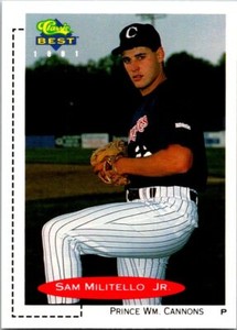 1991 Classic Best #150 Sam Militello Jr.