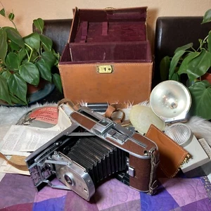 Vintage Polaroid Model 95-A Kamera leicht gebraucht/ungetestet - Bild 1 von 11