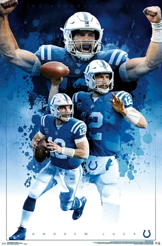 Andrew Luck LEGEND Indianapolis Colts NFL Football 22x34 Wall POSTER Cover