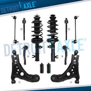 12pc Front Struts Lower Control Arm Sway Bars Tie Rod for Chevrolet Aveo G3 Wave - Picture 1 of 11