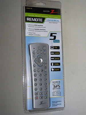 Zenith Universal Multi-Brand Remote Control ZN501S - Image 1 of 2
