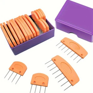 Knit Blockers Set 20Pcs Stainless Steel Knitting Blocking Combs And Pin For K S1 - Picture 1 of 16