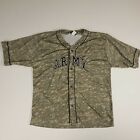 Men's Army Strong Jersey Button-up Camo Size M reg