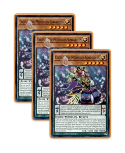 Yugioh! Couplet the Melodious Songstress LEDE-EN010 (C) 1st Ed 3x - Picture 1 of 1