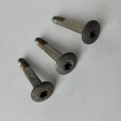 1997-2002 Jeep Wrangler Door Latch Lock Screws Hardware Set of 3 OEM - Image 1 of 3