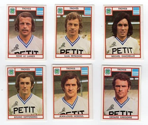 PANINI FOOTBALL 76  Troyes 6 joueurs /RU225 - Picture 1 of 2