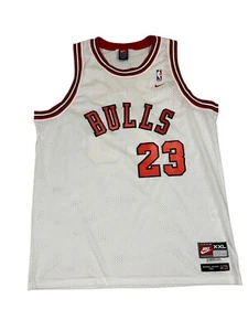 Vintage Nike Team Michael Jordan Chicago Bulls Jersey Men's Size XXL 1984 Flight - Picture 1 of 10