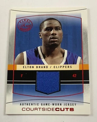 2004 Fleer Elton Brand Courtside Cuts Relic Card 84/175 BA3 - Image 1 of 2