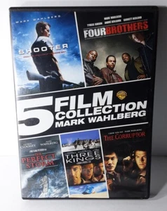 5 Film Collection: Mark Wahlberg (DVD, 2015, 5-Disc Set) Three kings, Shooter - Picture 1 of 2