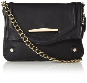 Bolso bandolera para mujer Danielle Nicole negro con cremallera en el hombro Peyton nuevo con etiquetas $68 - Imagen 1 de 5