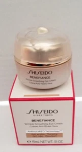 SHISEIDO BENEFIANCE Wrinkle Anti-Aging Smoothing Eye Cream 0.51oz / 15 ml NIB - Picture 1 of 1