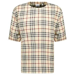 Burberry 'Willesden' Check T-Shirt Beige - Picture 1 of 6