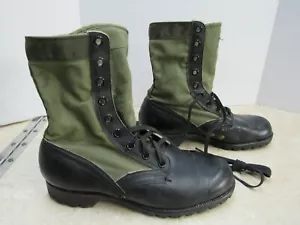 Botas de la selva temprana de Vietnam de Estados Unidos segundo patrón C.I.C. Tropical Combat Talla 7R - Imagen 1 de 12