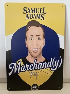 Boston Bruins Brad Marchand Samuel Adam’s Beer Metal Sign - Marchandy - Picture 1 of 4