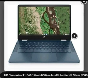 HP Chromebook x360 8gb/128GB touchscreen 14b-cbOOOOTU - Afbeelding 1 van 10