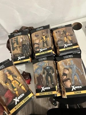 Marvel Legends X-Men Lote Onda Completo Juggernaut BAF Rogue Cable Kitty Iceman Foto 1 de 4