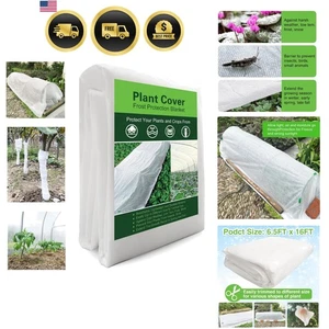 Cubiertas para plantas mantas anticongelantes para jardines al aire libre 6,5x16 - Imagen 1 de 8