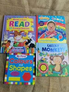 Mr Tumbles, Cheekey Monkey , My First Colours ans Shapes, Now I Can Read (budle) - Imagen 1 de 3