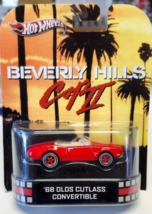 Hot Wheels Beverly Hills Cop II '68 2014 Olds Cutlass convertible en rojo Freepro - Imagen 1 de 2