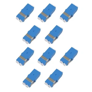 LC to LC Adapter Singlemode Multimode Duplex Fiber Optic Connector Coupler - Photo 1/11