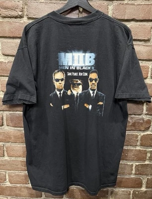 Vintage Men In Black II Shirt Movie Promo 2002 Will Smith Euc Size XL - Image 1 of 4