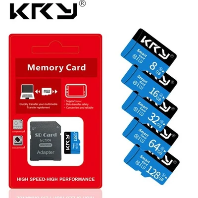 32GB 64GB 128GB Micro SD TF Memory Card Class 10 Flash Card for Phone Camera - Image 1 of 4