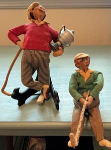 VINTAGE GROUP 2 Golfers Roldan Klumpe Dolls Made In Spain - Picture 1 of 15